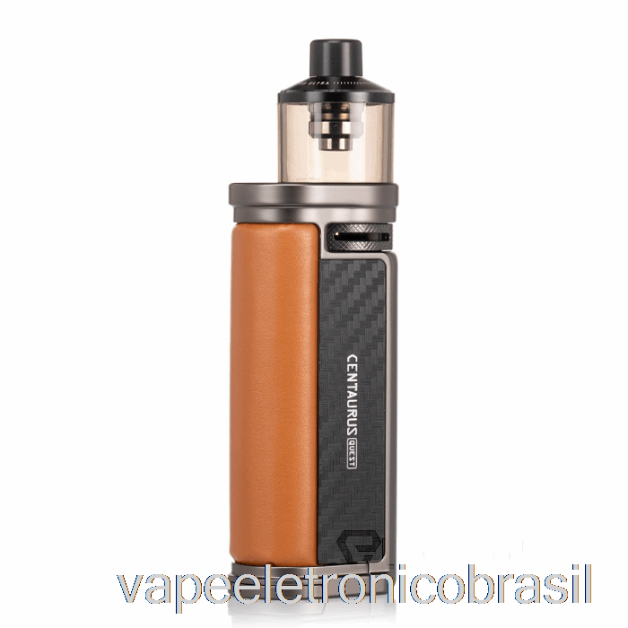 Vape Eletrônico Perdido Vape Centaurus Q80 Pod Mod Kit Gunmetal Fibra De Carbono